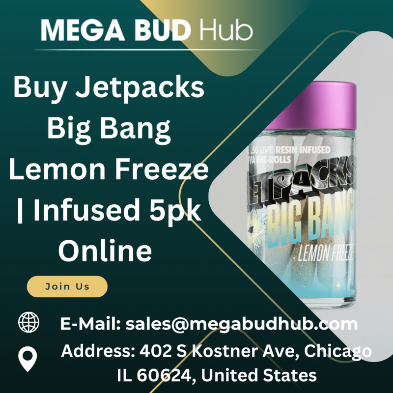 Buy Jetpacks Big Bang Lemon Freeze | Infused 5pk Online